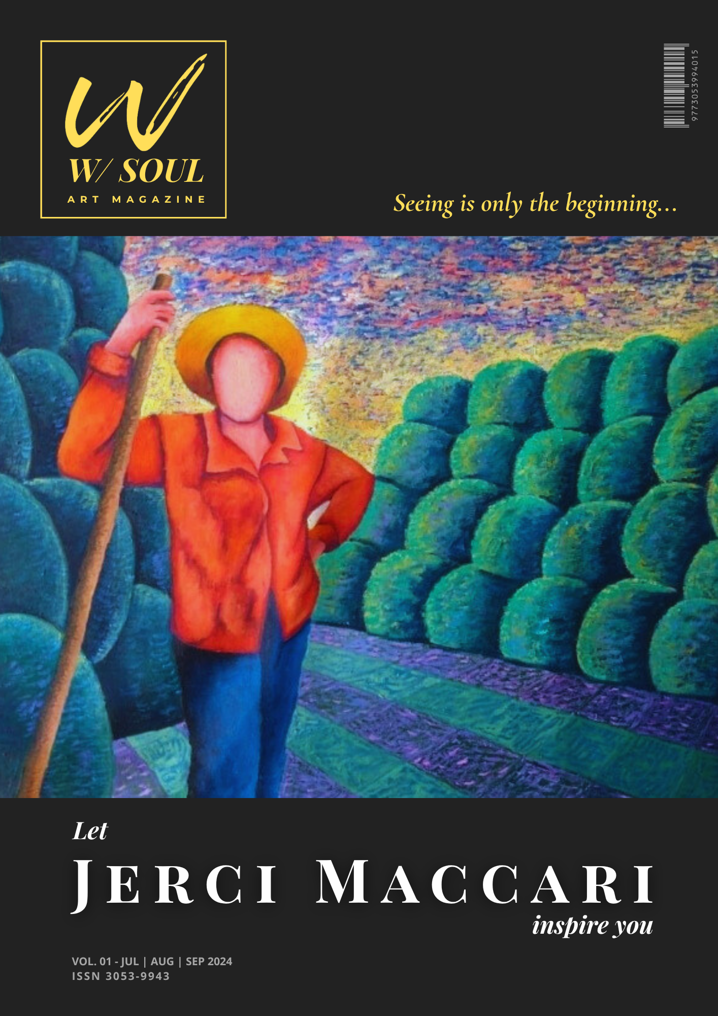 Cover of W/ Soul Art Magazine Vol. 01 — Jerci Maccari