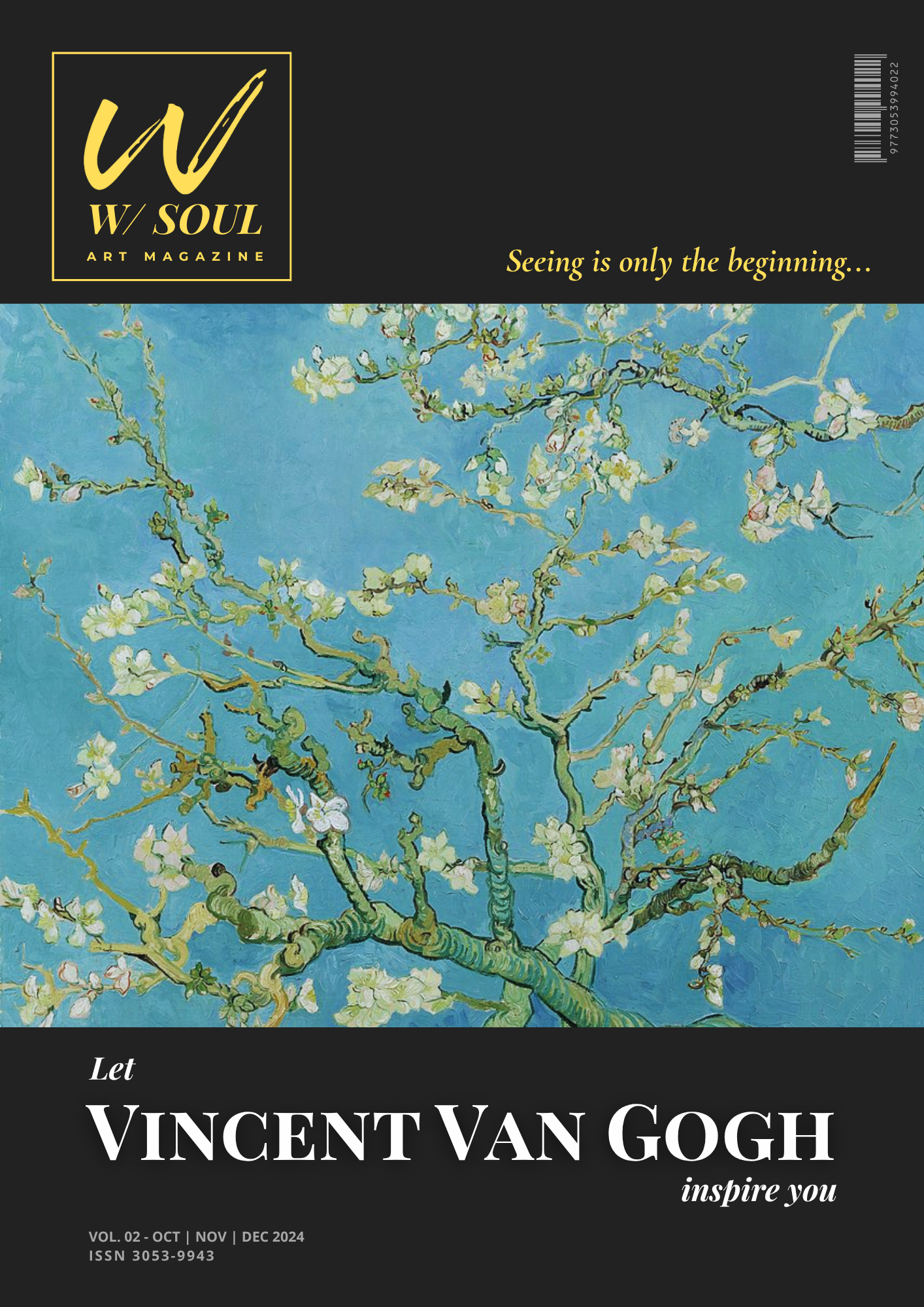 Cover of W/ Soul Art Magazine Vol. 02 — Vincent van Gogh