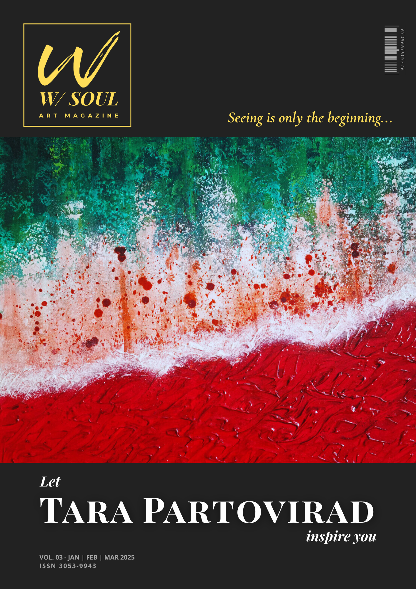 Cover of W/ Soul Art Magazine Vol. 03 — Tara Partovirad