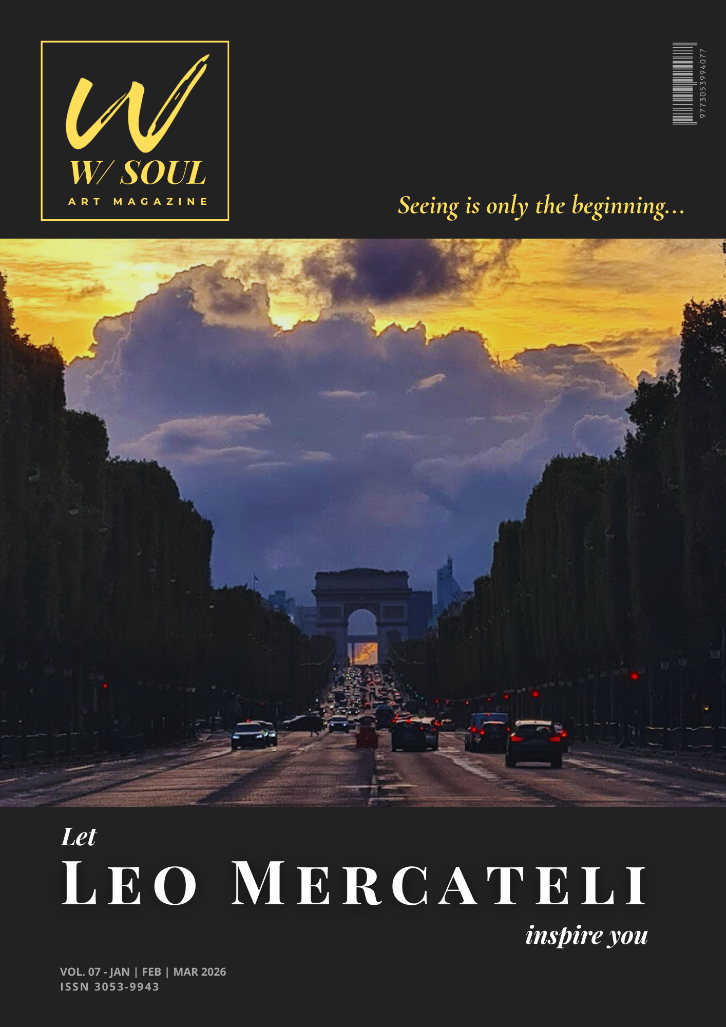 Cover of W/ Soul Art Magazine Vol. 07 — Leo Mercateli